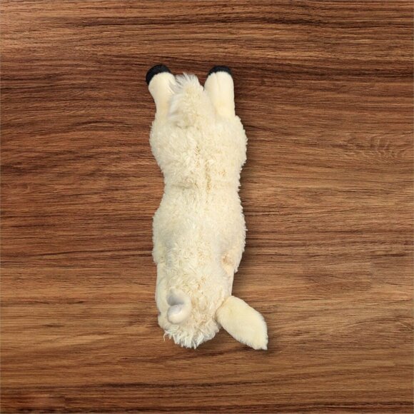 Aurora 12" Llama Flopsie Plush Stuffed Animal Toy cream black  cuddly - Picture 3 of 11